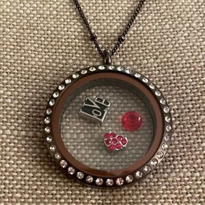 Origami Owl Love Charm Necklace